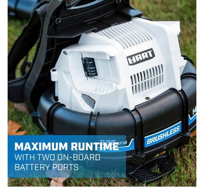 Hart 40 volt back pack blower kit - cordless- new in box