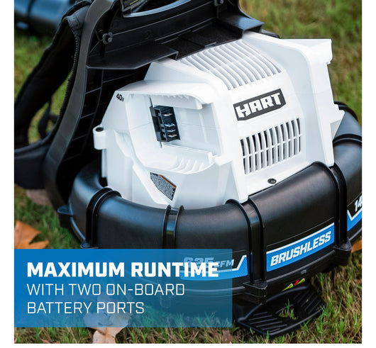 Hart 40 volt back pack blower kit - cordless- new in box