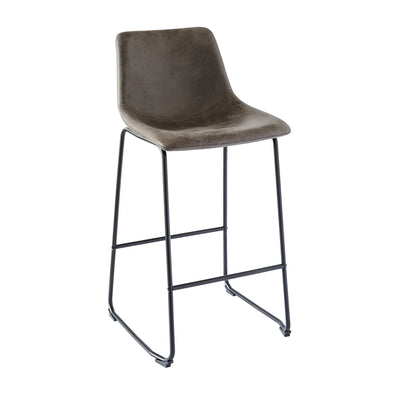 Wes Bar Stool (QSD6099) 29in Grey Bar Stool, set of 4**New in box**