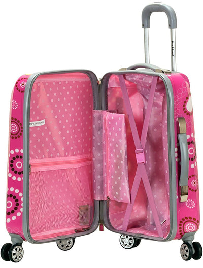 Rockland Vision Hardside Spinner Wheel Luggage, Pink Pearl, Carry-On 20-Inch!! NEW OUT OF BOX!!