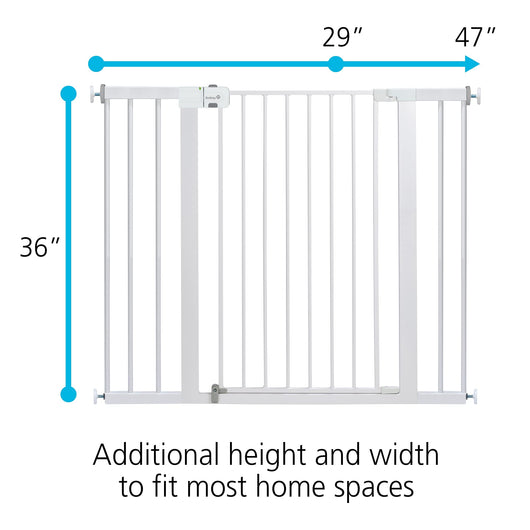 Safety 1st Easy Install 36" Extra Tall & Wide Gate, Fits Between 29'"And 47"**New in box**