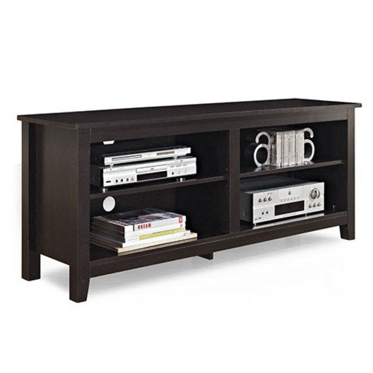 Walker Edison Wood TV Media Storage Stand for TVs up to 60" - Espresso!! NEW IN BOX!!