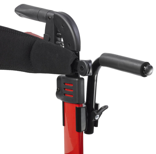 Drive Nitro Duet 4 Wheel Rollator/ Transport Chair, Red!! NEW OUT OF BOX!!