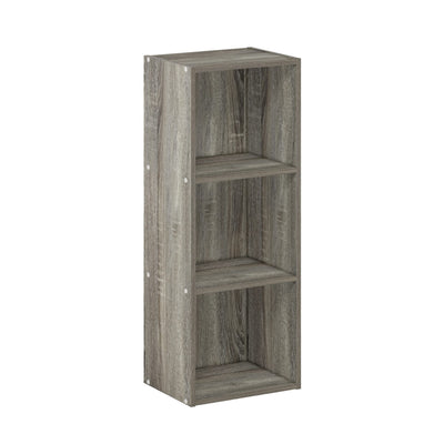 Furinno Pasir 3-Tier No Tool Assembly Open Shelf Bookcase, French Oak**New in box**