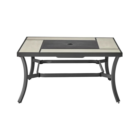 Grand Leisure Newport Steel Tile-top Wood Burning Firepit Table!  -Brand new in the box