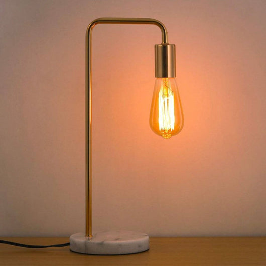 Gold Haitral Modern Table Lamp with Marble Base for Bedroom- NEW IN BOX!!!!