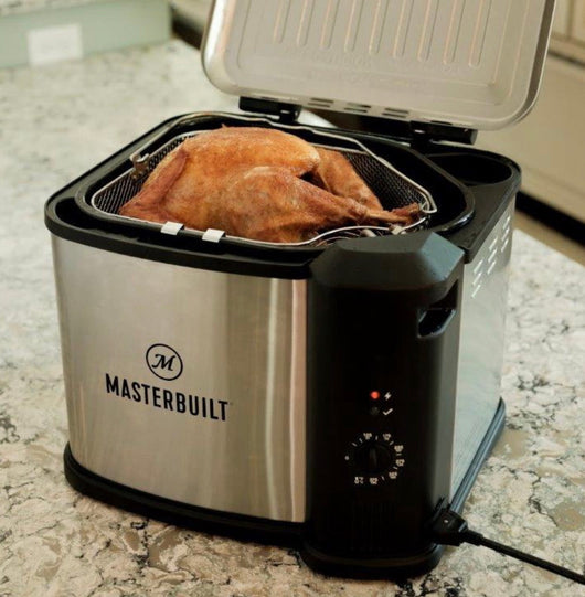 Masterbuilt 10 Liter XL Electric Fryer, Boiler, Steamer in Silver- NEW IN BOX!!!!