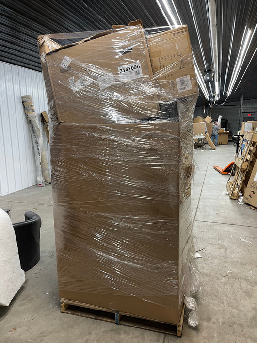 Jumbo huge liquidation pallet- over 7 ft tall ! Pallet number 8767