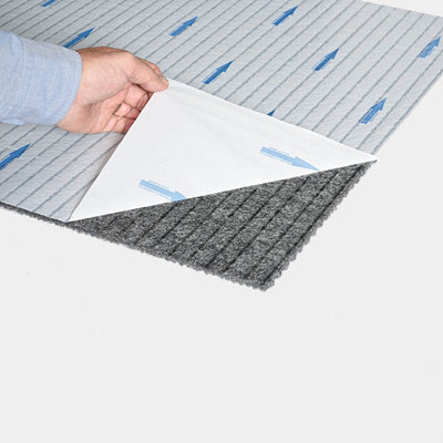Masonry Shadow Carpet Tiles - 24" x 24" Indoor/Outdoor, Peel and Stick Carpet Tiles - 60 sq. ft. per box – Pack of 15 Tiles**New in Box**