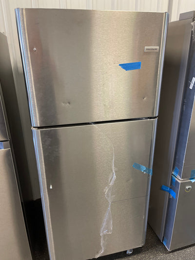 Frigidaire model FRTD2021AS STAINLESS FRIDGE - REFRIGERATOR- scratch and dent - new / never used
