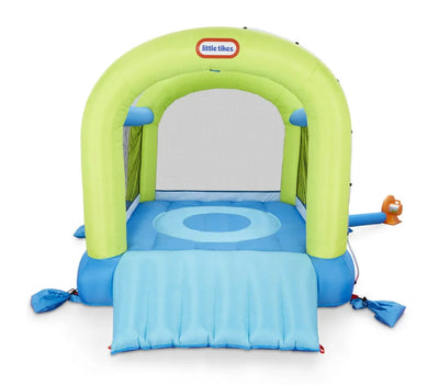 Little Tikes Splash n' Spray Outdoor Indoor 2-in-1 Inflatable Bounce House with Slide, Water Spray and Blower- NEW IN BOX!!!!