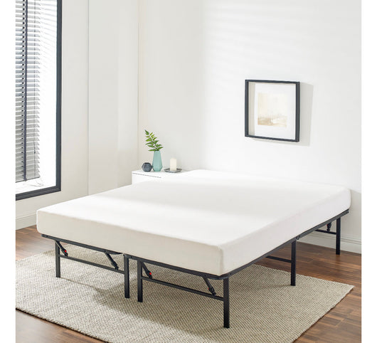 Mainstays 14” High Profile Foldable Platform Bed Frame, King, Black (new in the box)