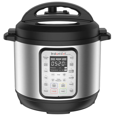 Instant Pot Duo Plus 9-in-1 Electric Pressure Cooker, Slow Cooker, Rice Cooker, Steamer, Sauté, Yogurt Maker, Warmer & Sterilizer, Includes App With Over 800 Recipes, Stainless Steel, 6 Quart**New in box**