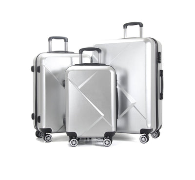 3Pc Silver Luggage Set (new out of the box)