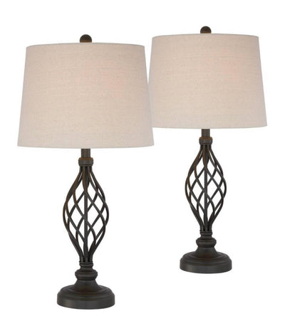 Franklin Iron Works Set of 2 Lamps (new out of the box)