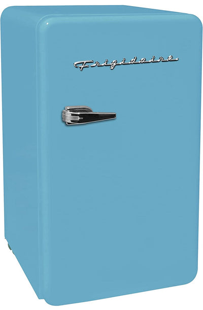 FRIGIDAIRE-BLUE 3.2 Cu Ft Blue Retro Compact Rounded Corner Premium Mini Fridge!! NEW OUT OF BOX!!