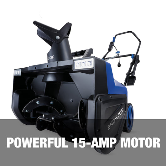 Snow Joe SJ627E Electric Walk-Behind Snow Blower w/ Dual LED Lights, 22-inch, 15-Amp**New and assembled**