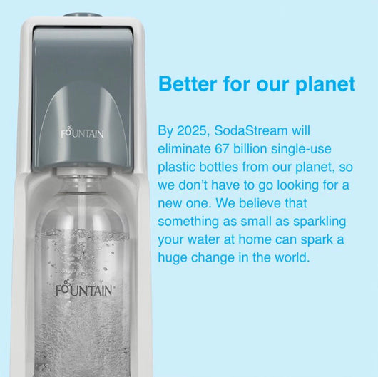 SodaStream Fountain Home Soda Maker Kit- Slightly Used but clean!, Test and Works Very Well!