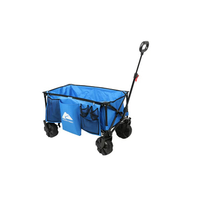 Ozark Trail Camping All-terrain Folding Wagon with Oversized Wheels, Blue**New**