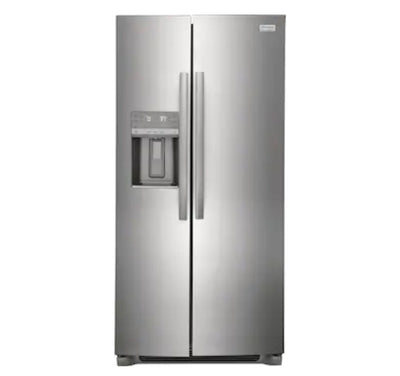 Frigidaire  Gallery 22.3-cu ft Counter-depth Side-by-Side Refrigerator with Ice Maker (Smudge-proof Stainless Steel) ENERGY STAR**New,Scratch and dent**