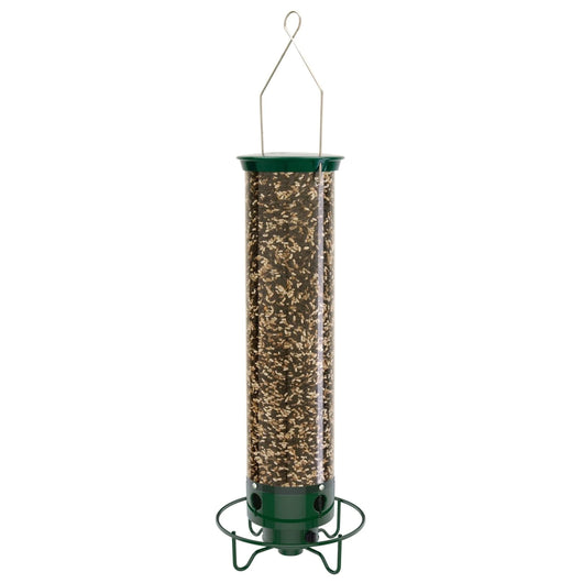 Droll Yankees YF-M Yankee Flipper Squirrel-Proof Bird Feeder, 17.25", Green**New**