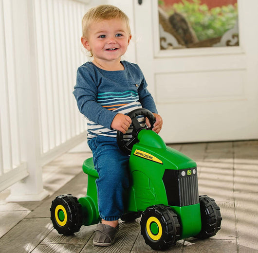 John Deere Ride On Toys Sit 'N Scoot Activity Tractor for Kids Aged 18 Months to 3 Years, Green- NEW AND ASSEMBLED!!!!