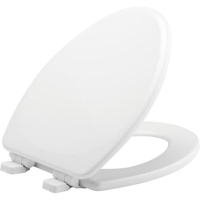Mayfair Slow Close Elongated White Molded Wood Toilet Seat**New in Box**
