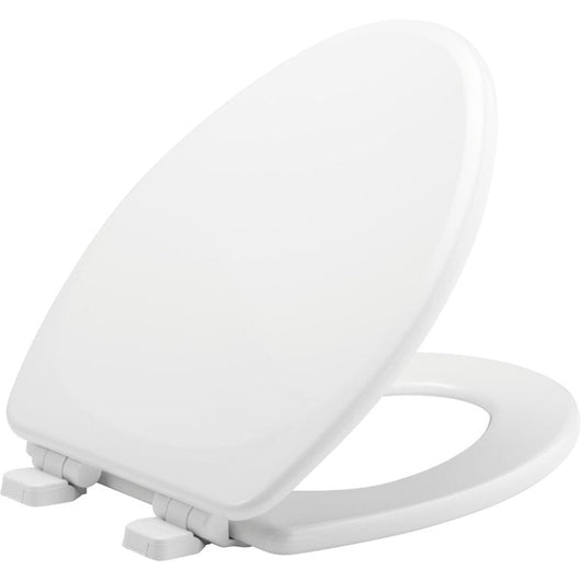 Mayfair Slow Close Elongated White Molded Wood Toilet Seat**New in Box**