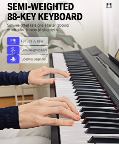 Donner DEP-10 - Digital piano with stand!  -Brand new in the box or assembled