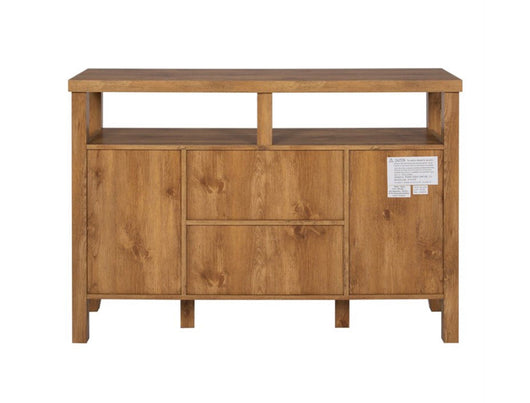 52" Wood TV Stand High Boy Buffet, Barn wood Brown- NEW IN BOX!!!