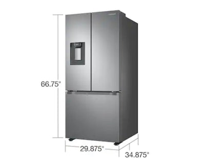 Samsung 22-cu ft French Door Refrigerator with Ice Maker (Fingerprint Resistant Stainless Steel) ENERGY STAR!  -Brand new out of the box