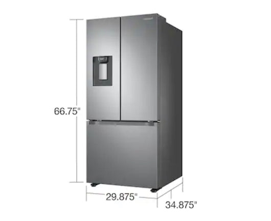 Samsung 22-cu ft French Door Refrigerator with Ice Maker (Fingerprint Resistant Stainless Steel) ENERGY STAR!  -Brand new out of the box