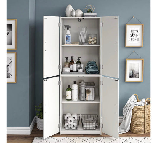 Mainstays Storage Cabinet, White stipple (new in the box):