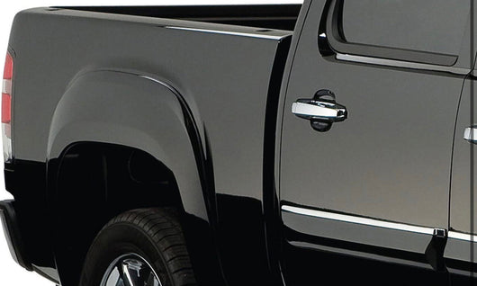 Bushwacker 40082-02 Black OE-Style Smooth Finish Rear Fender Flares for 2007-2013 Sierra 1500; 2007-2014 Sierra 2500 HD!  -Brand new in the box