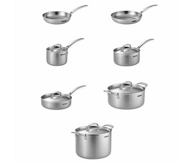 Tramontina 12-piece Tri-Ply Clad Stainless Steel Cookware Set- NEW IN BOX!!!