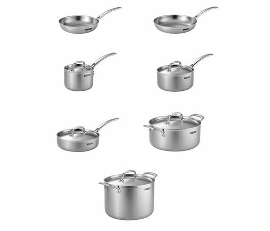 Tramontina 12-piece Tri-Ply Clad Stainless Steel Cookware Set- NEW IN BOX!!!