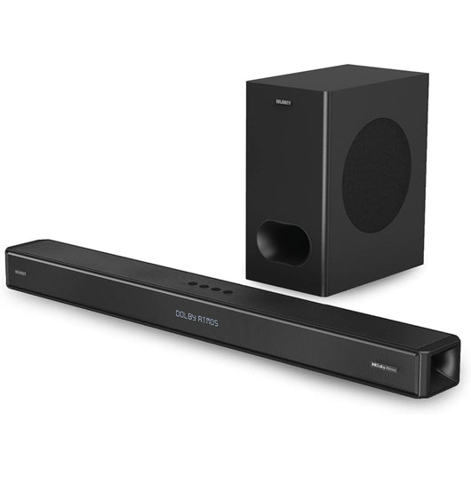 Majority Sierra 2.1.2 Dolby Atmos Soundbar with Wireless Subwoofer- NEW IN BOX!!!!