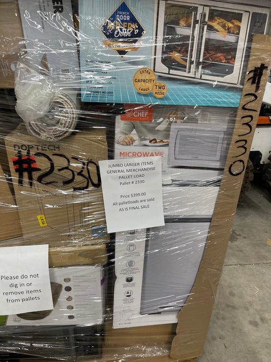 JUMBO LIQUIDATION PALLET- number 2330