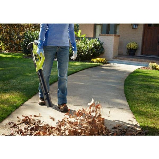 RYOBI ONE+ 18V 100 MPH 325 CFM Cordless Battery Variable Speed Jet Fan Leaf Blower with 4.0 Ah Battery and Charger/ new in box