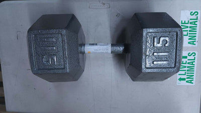 CAP Barbell Cast Iron Hex Dumbbell 115 lb (new )