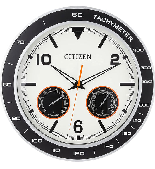 Citizen CC2019 Outdoor Wall Clock, Black**New in box**