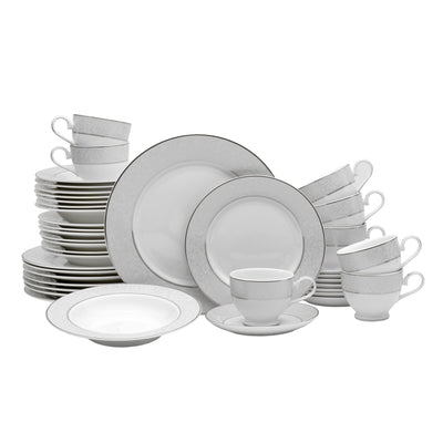 Mikasa 5224232 40-Piece Dinnerware Set, Parchment**New in box**