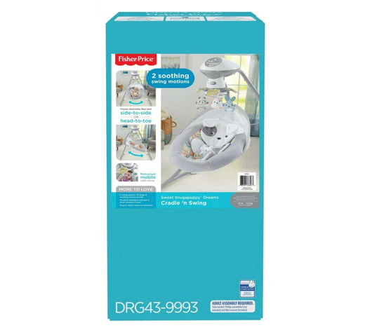 Fisher-Price Sweet Snugapuppy Dreams Cradle 'n Swing- NEW IN BOX!!!
