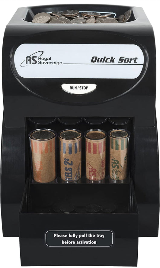 Royal Sovereign Electric Coin Sorter, Patented Anti-Jam Technology, 1 Row of Coin Counting - NEW OUT OF BOX!!!!