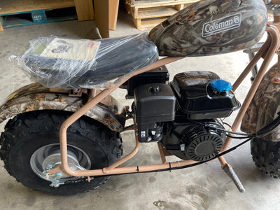 Coleman CT200U-EX Gas Powered Camo Ride On Mini Bike- brand new / fully assembled and tested