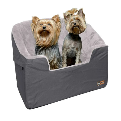 K&H Pet Products Bucket Car Booster Seat, Gray, Large**New in box**