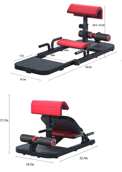 seanleecore Multi-Function Deep Sissy Squat Machine Home Gym Hip Thrust Machine Booty Sprout Home Workout Equipment for Women & Men- NEW AND ASSEMBLED!!!!