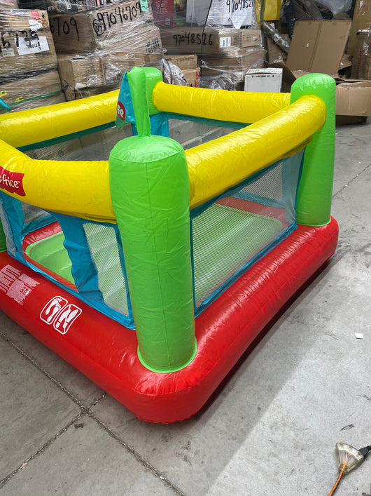 FISHER PRICE 69'' X 68'' X 53'' BOUNCESATIONAL BOUNCER WITH BUILT-IN PUMP**Used very few times**