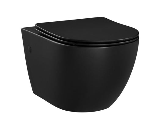 REDUCED!!!  Swiss Madison St.Tropez Wall-Hung Elongated Toilet Bowl in Matte Black- NEW IN BOX!!!
