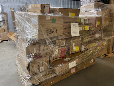Jumbo huge liquidation pallet- double pallets !  Furniture / game table / fitness   pallet number 2721